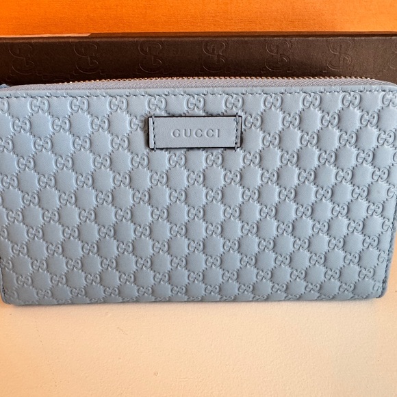 Gucci NEW IN BOX Guccissima Long wallet leather FULL SET 100% Authentic! - Picture 3 of 6